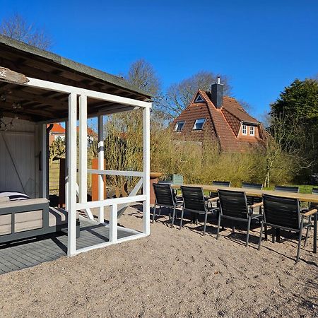 Smittshoern 3 - Nordsee Erdgeschosswohnung Mit Eingezaeunten Garten, Kamin Und Lounge! Altfunnixsiel Dış mekan fotoğraf