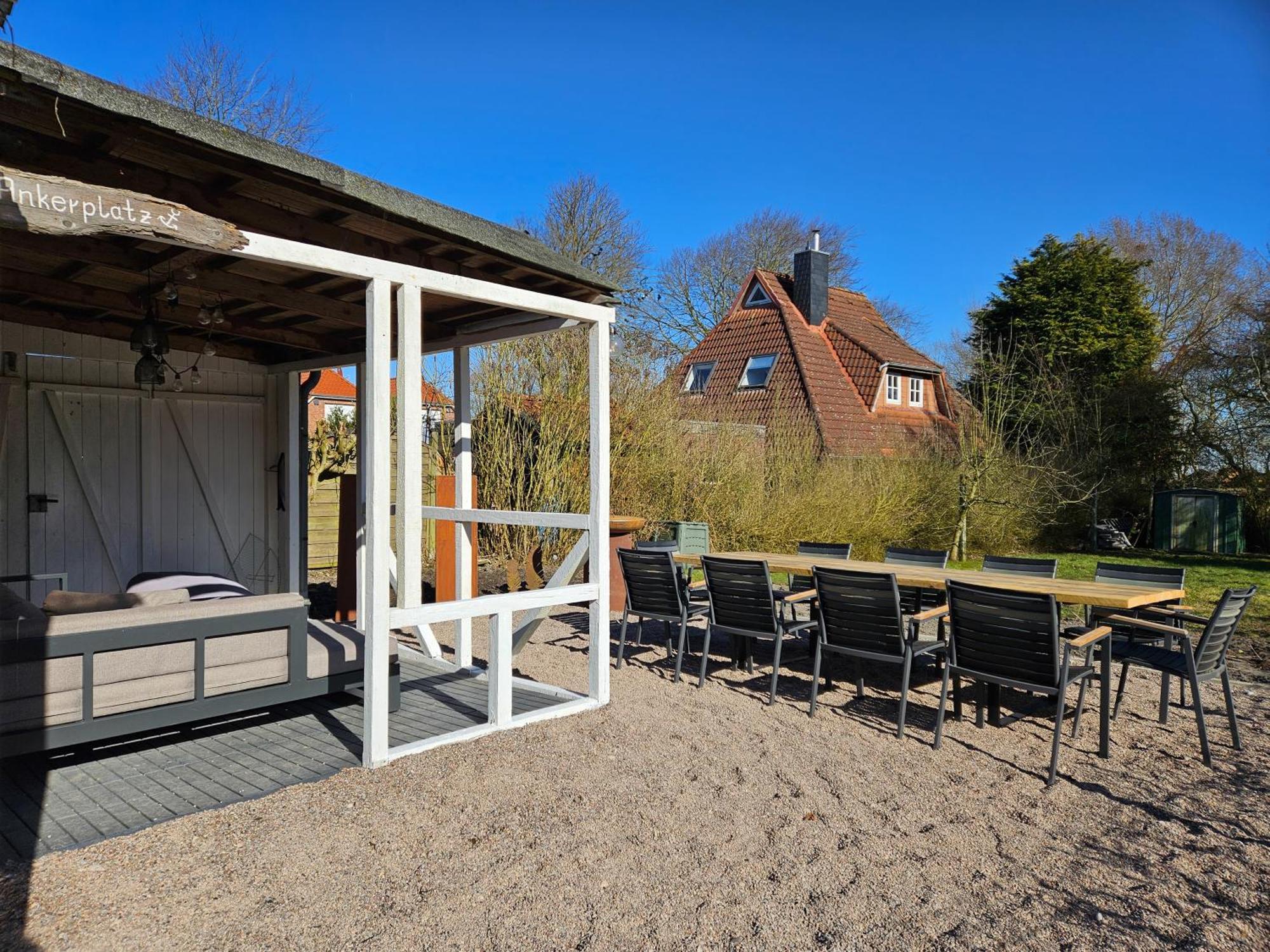 Smittshoern 3 - Nordsee Erdgeschosswohnung Mit Eingezaeunten Garten, Kamin Und Lounge! Altfunnixsiel Dış mekan fotoğraf